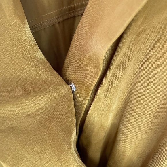 Lynne satin V neck boiler jumpsuit medium - Picture 6 of 14